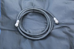 PAIR OF MILITARY CABLE 5 PIN FEMALE / MALE FROM PA SYSTEM – KOREA/VIETNAM ERA