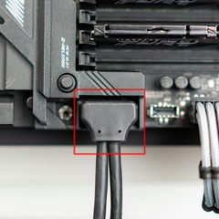 24cm USB 3.2 Gen 2 Internal Adapter, 20-Pin M/F, 10Gbps, Outward Type, Black