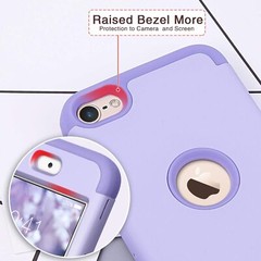 For iPod Touch 6th & 7th Gen – Hard & Soft Hybrid Shockproof Armor Case Cover