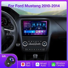 For 2010-2014 Ford Mustang 10.1″ Stereo CarPlay 2+32G GPS Navigator Radio WiFi
