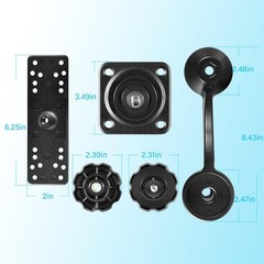 Fishfinder Mount w/ 6-in Swing Arm Fit for echoMAP/GPSMAP/Apex/Helix/Elite/Hook