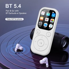 Multifunction MP4 Player 32GB Bluetooth 5.4 Supports 128GB Expand FM Radio