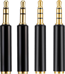 4 Pack 3.5Mm TRS Male to 3.5Mm TRRS Adapter, TRRS to TRS Adapter Male
