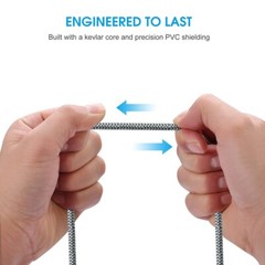 2020-NEW 2pcs 6FT Ultra 8K HDMI 2.1 Cable with 8K@120Hz (7680x4320P) and HDR 4K