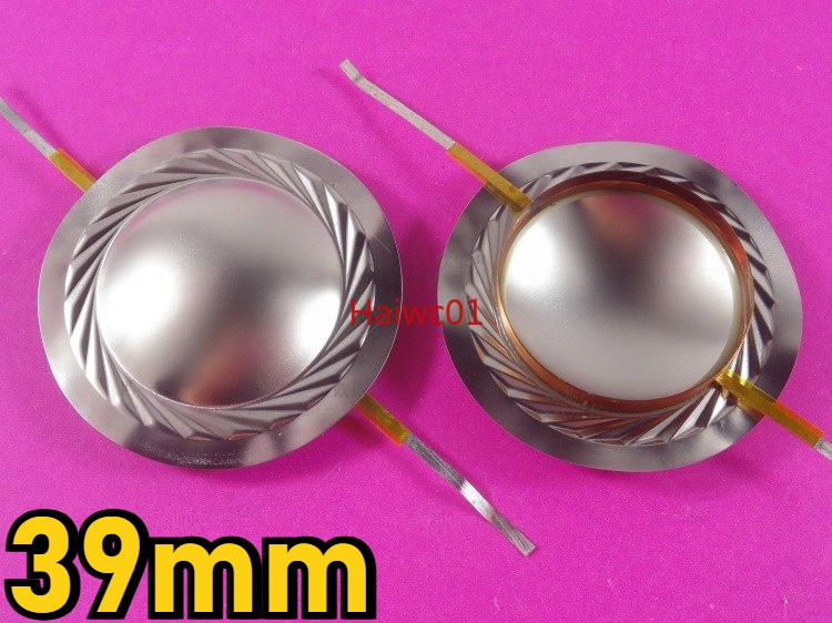 39mm Titanium Tweeter Diaphragm 58mm Outer Diameter Round Copper Wire Fast Ship