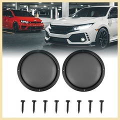 2pcs 8″ Black Car Speaker Cover Steel Mesh Sub Woofer Subwoofer Grill New