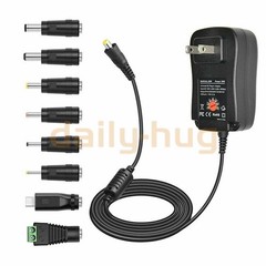 12W 3V-12V Universal AC Adapter Power Supply Wall Charger Cord for DC Charger US