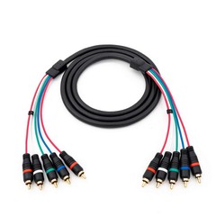 YPbPr Component Video RCA Cable 6ft – Male-to-Male High-Quality Connection