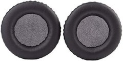 70mm Replacement Ear Pads in Black Leather for Sony, ATH, Sennheiser Headphones