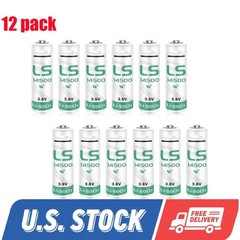 12X for LS 14500 LS14500 AA 3.6V Lithium Battery. US STOCK!