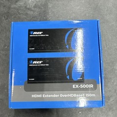 OREI EX-500IR HDMI HDBaseT Extender Transmitter Receiver Set Black Blue