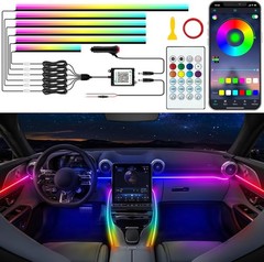 LED Lights – Interior Car Ambient Lighting Kits 6 in 1(4*29.5+43.3+14.5 inches)