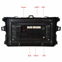 Android 15 MP5 Player Quad-core Stereo Radio 9” For Toyota Corolla 2006-2013