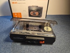 Gracioso CR-311 Cassette Player Headphones Internal Battery C-Charger Bluetooth