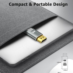 3Pk 4K Display Port to HDMI Male Female Adapter Converter DisplayPort DP to HDMI