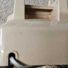 RadioShack Beige Vintage/Retro Corded Desk Telephone Rotary Dial, 1 Line 500D Q