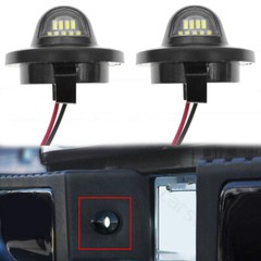 2PCS LED License Plate Light Assembly Replacement Tag Lamp for F150 F250 F350