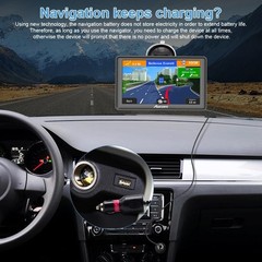 Voice Spoken Turn-by-Turn GPS Navigation System