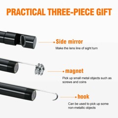 6LED USB Snake Endoscope Borescope HD Inspection Camera Scope For Android Type C
