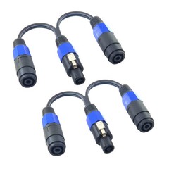 speakon Splitter Cable 1 Male 2 Female Speaker Break Out Splitter Speak-on Cable