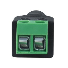 5 Pack 3.5mm Screw Terminal Block Connector，Repair Plug, 1/8″ TS Mono Female …