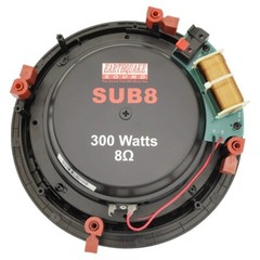 Earthquake Sound SUB8 8″ 8-Ohm 300 Watts Passive In-Wall or In-Ceiling Subwoofer