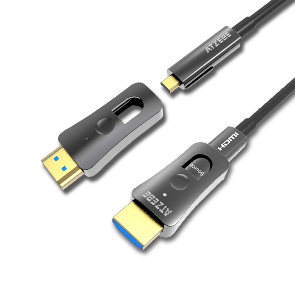 50ft Fiber Optic HDMI Supports 4K60Hz, 4:4:4, 18Gbps, HDR, Dolby Vision, HDCP…