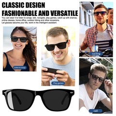 New Touch Smart Camera Glasses With Mic 4K HD Waterproof Bluetooth 5.0 USB Photo