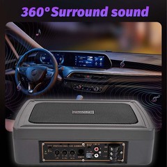 1200W Car Subwoofer Under-Seat Sub Woofer Speaker Stereo Slim Amplifier 6″*8″ US