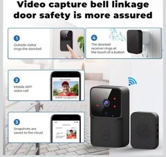 Wireless Doorbell with Camera 150M Connexion,Smart Camera Doorbell with Indoor