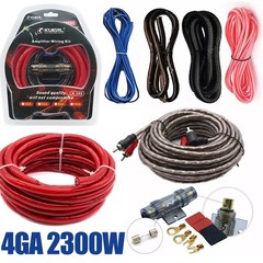 2300W 4 Gauge Car Audio Cable Kit Amplifier Install Amp RCA Subwoofer Sub Wiring