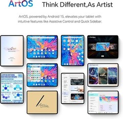 TECLAST Artpadpro Android 15 Tablet, 12.7” 2176×1600 Display, 20GB+256GB, Gemini