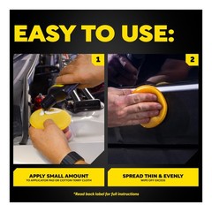 Meguiar’s Ultimate Black Plastic Restorer, 16OZ 1 Count (Pack of 1), As Shown