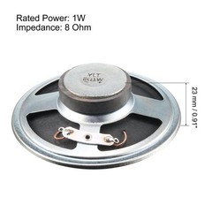 1W 8 Ohm Micro Internal Speaker Magnet Loudspeaker 77mm Dia 2pcs
