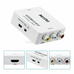 HDMI2AV Mini Converter HDMI To AV Adapter HDMI to RCA 1080P HD Video Audio