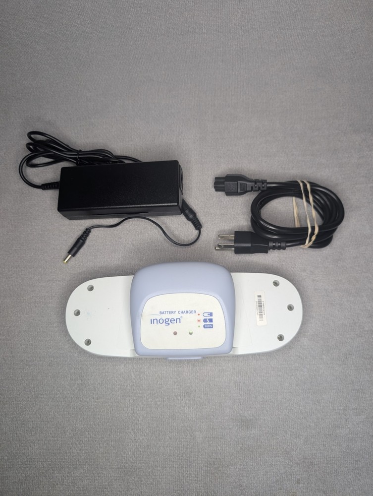 Inogen One G3 external battery charger BA-303 Works W/ Cord, 1 Untested Battery