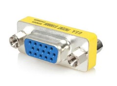 2 Pack VGA Female to Female Coupler SVGA Adapter 15-Pin Connector