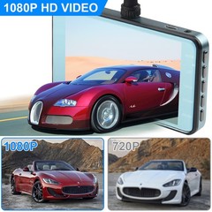 HD 1080P Car Dual Lens Dash Cam 4″ DVR Recorder Front & Rear Camera Night Vision