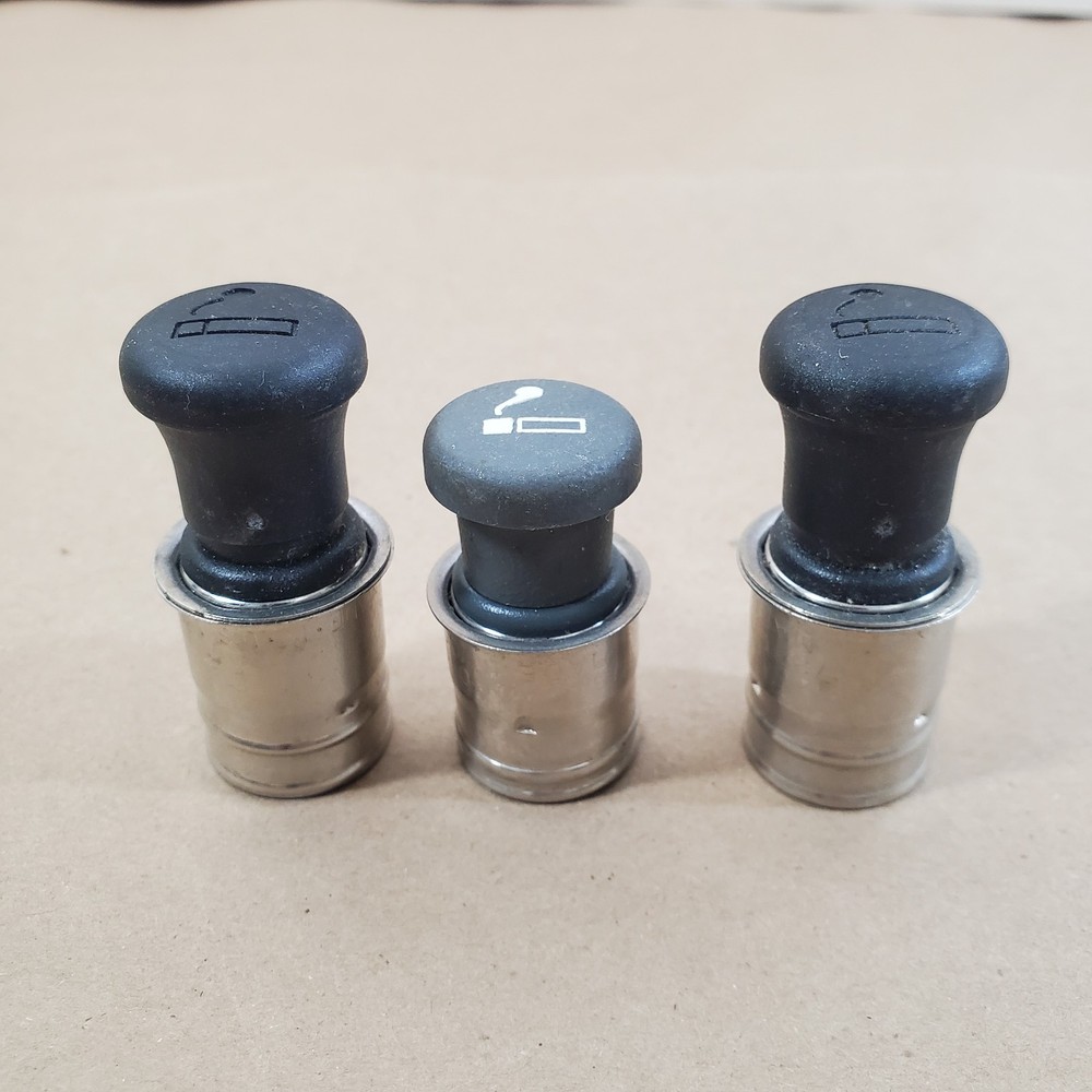 Lot of 3 Vintage Casco 12V Car Cigarette Lighter Elements – Made in USA
