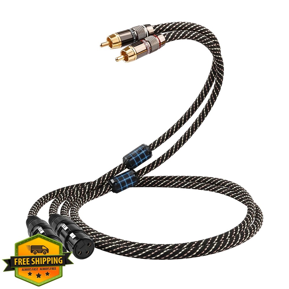 YYTCG RCA to XLR Cable 6.56ft/2m