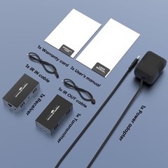 4K HDMI Extender Over Cat5e/6/7 IR Loop Out HDCP 2.2 200ft for Brand