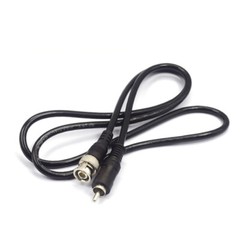 BNC Male to RCA Phono Plug Cable Lead Connector for Camera/Monitor 1m/1.5m/2m/3m