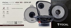 NEW Focal HDA165-2014UP 6-1/2″ Component Speaker System for Select 2014+ Harley