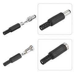1~20pcs DC Power Plug Adapter Male Female Socket Jack Cable Connectors 5.5×2.1mm