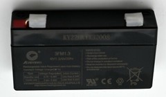 Kaiyang 6V 1.3Ah Battery Replacement for 3FM1.3