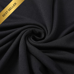 Black Speaker Grill Cloth Fabric 67x20in Stereo Mesh Replacement Audio Repair