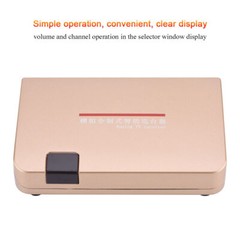 RF to All Standard Converter Analog TV Receiver Adapter Remote Control