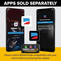 CX Bimmercode Bluetooth 5.1 OBD2 Adapter for BMW/Mini, Works with iPhone/iOS