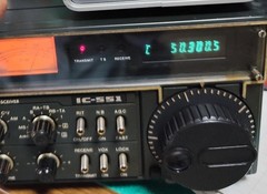 Icom IC-551 50MHz All-Mode Transceiver SSB CW AM Vintage Ham | TX RX Confirmed