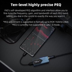 FiiO KA17 Portable USB DAC Audio HiFi Decoder, Dual ES9069Q PCM768DSD512 (Black)